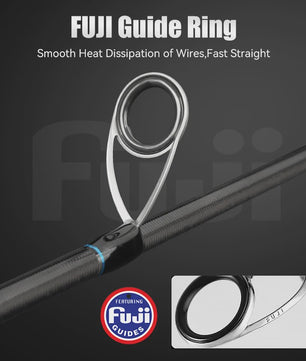 Leydun AURA T1100 Spinning Hengel - FUJI Gidsringen & Carbon Cloth