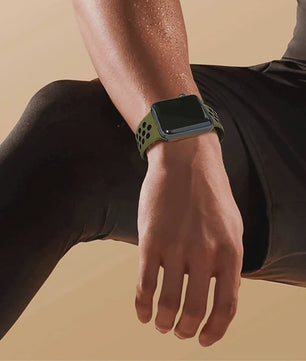Ademende Sportband voor Apple Watch (38-49mm) - Comfortabele Vervangingsband