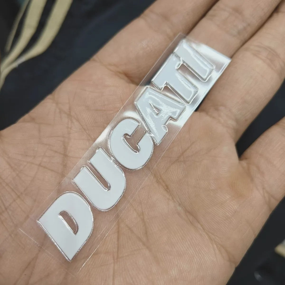 3D Ducati Logo Sticker - Gepersonaliseerde Motor & Auto Decoratie