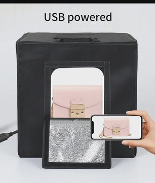 Draagbare Fotostudio Lightbox met Kleuren Achtergronden - Ideaal voor Productfotografie