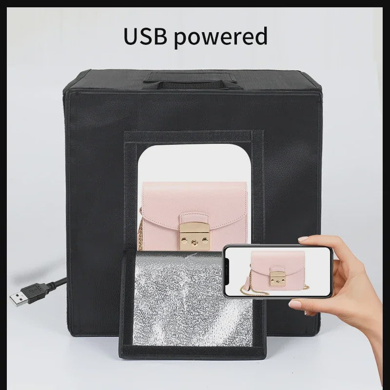 Draagbare Fotostudio Lightbox met Kleuren Achtergronden - Ideaal voor Productfotografie