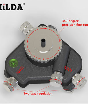 HILDA 360° Precisie Roterende Laser Level Basis met 1/4" & 5/8" Schroefdraad