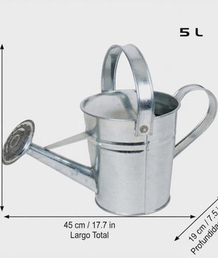 Vintage Gietijzeren Gieter - 2.3L & 5L - Roestvrij & Stijlvol voor Binnen & Buiten Tuinplanten