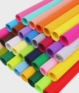 Set Vilt Stof Vellen - Assorti Kleuren - 1mm Dik - DIY Knutselen & Naaien