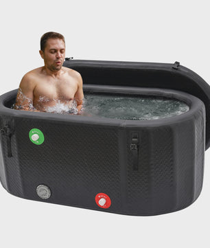 Draagbaar Opblaasbaar Ijsbad 132cm - Koude Duikbad voor Herstel & Fitness