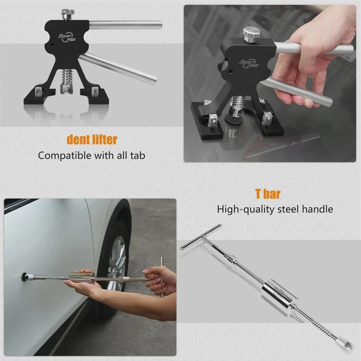 Professionele PDR Autodell Verwijderingsset - Lakvrije Deukreparatie Kit