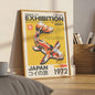 Japanse Koi Vis & Okinawa Vintage Poster - Japandi Wanddecoratie