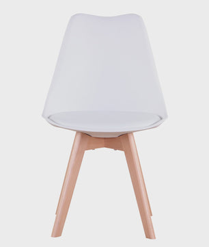Nordic Ronde Eetkamertafel met 6 Stoelen - Stijlvol en Comfortabel