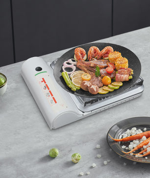 Draagbare Gasbrander 3500W - Compacte Camping Kooktoestel voor Buiten BBQ & Noodgevallen
