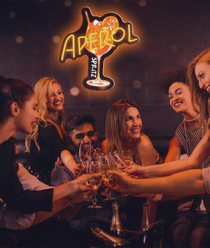 Aperol Spritz Neon Sign LED Cocktail Neon Light for Home Bar Man Cave Kitchen Party Decor Spritz Lover Gift USB Powered Dimmable