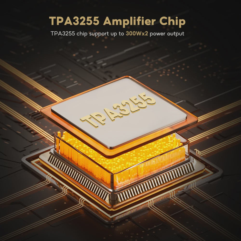 AIYIMA A07 Premium TPA3255 Klasse D Versterker - 2x 300W Krachtig Hifi Geluid