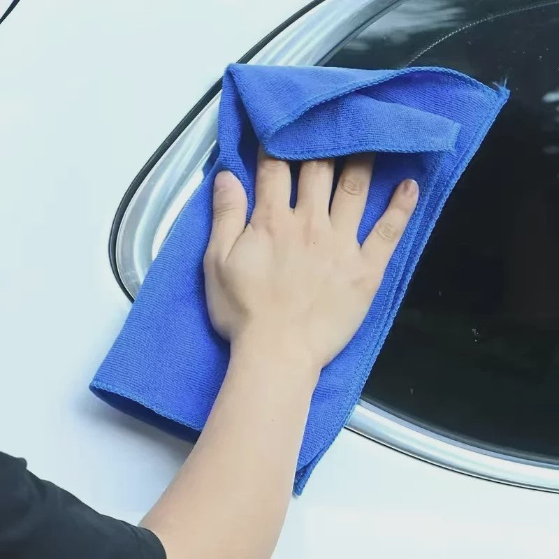 Set van 100 Microvezeldoeken - Pluisvrij, Super Absorberend & Krasvrij - Ideaal voor Auto en Huis