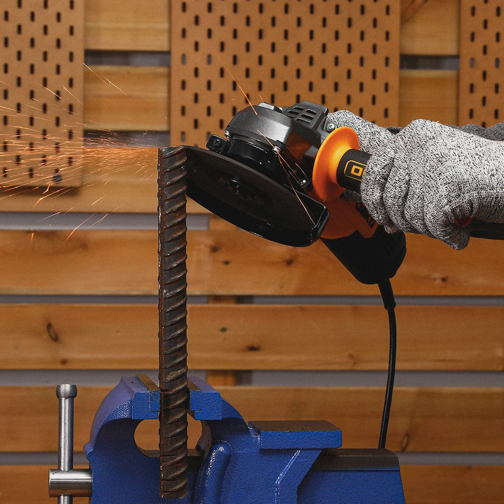 DEKO Elektrische Haakse Slijper 115mm 800W - Krachtig voor Metaal en Hout