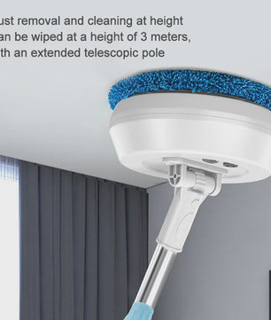 Draadloze Spin Mop: Automatische Vloer-, Auto- en Ramenreiniger