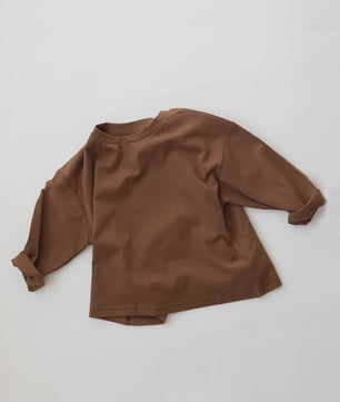 Basic Kinder T-shirt Lange Mouw - Zachte Katoen voor Jongens & Meisjes