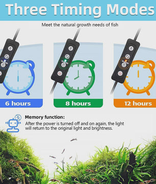 Intelligente LED Aquarium Verlichting met APP Control - Waterdicht IP68, Kleur & Helderheid Instelbaar