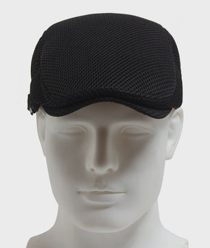 Ademende Mesh Pet - Vintage Flat Cap / Newsboy Cap voor Dames en Heren