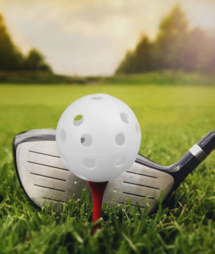 10x Oefen Golfballen - Lichtgewicht Plastic Trainingsballen voor Driving Range & Swing Oefening