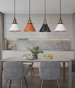 Retro Hanglamp Loft Stijl - Industriële Plafondlamp met E27 Fitting
