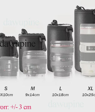 Waterdichte Cameralens Tas met Trekkoord en Haak - Bescherming voor DSLR Lenzen