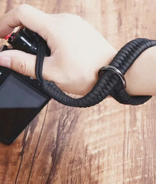 Paracord Polsband Camera met Quick Release Gesp - Universeel Compatibel