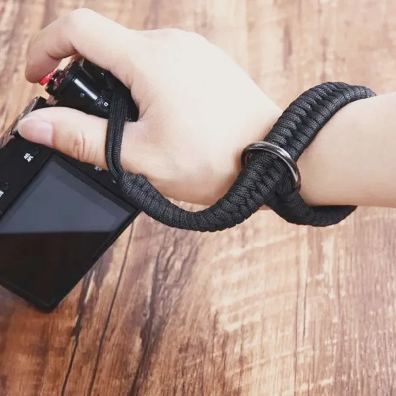 Paracord Polsband Camera met Quick Release Gesp - Universeel Compatibel