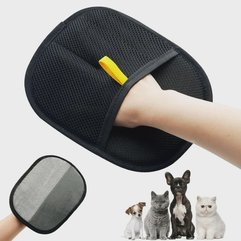Dubbelzijdige Huisdier Borstelhandschoen voor Katten & Honden - Efficiënte Haarverwijdering