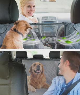 Waterdichte Hond Auto Stoelhoes & Hamac Beschermer met Veiligheidsgordel