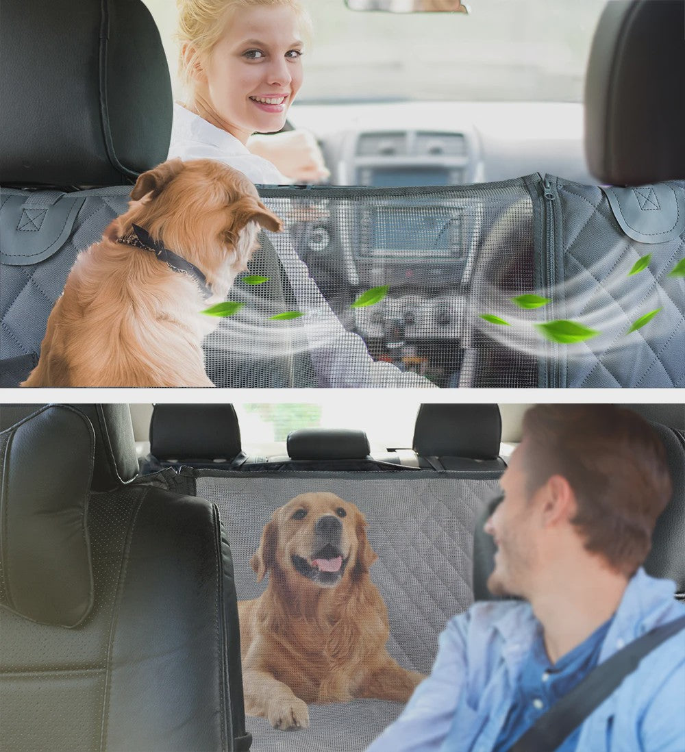 Waterdichte Hond Auto Stoelhoes & Hamac Beschermer met Veiligheidsgordel
