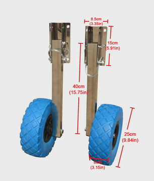 Opblaasbare Boot Trailer Wielenset - Lanceerwielen voor Bijboot & Rubberboot