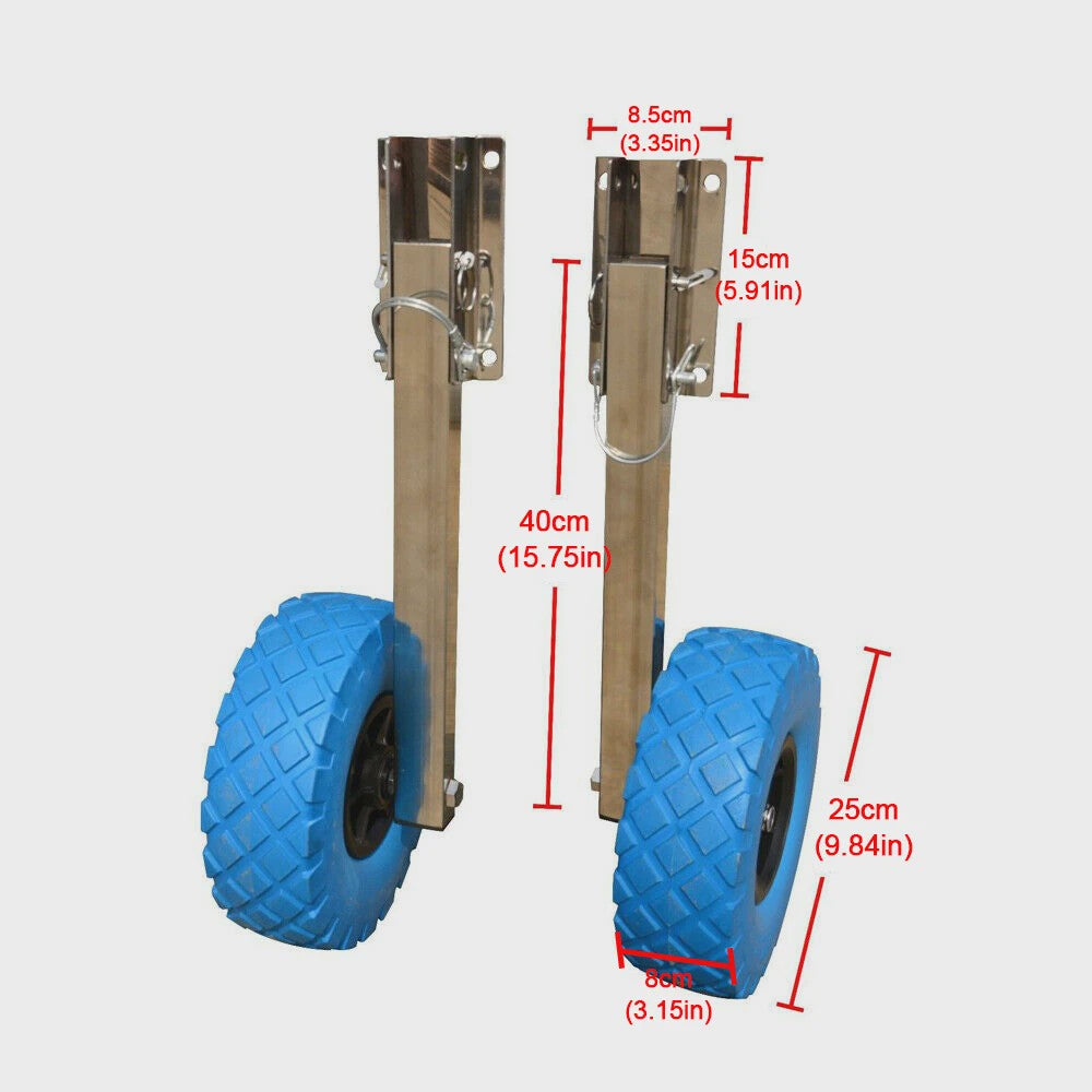 Opblaasbare Boot Trailer Wielenset - Lanceerwielen voor Bijboot & Rubberboot