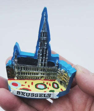 België Koelkastmagneet - Souvenir & Reistafel voor Huisdecoratie
