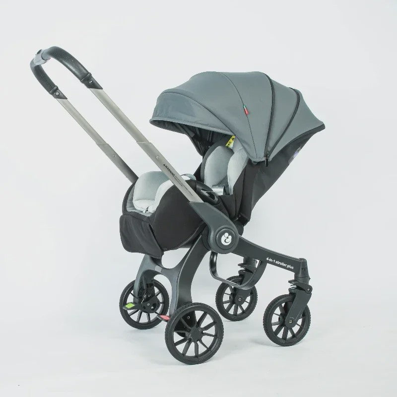 4-in-1 Baby Kinderwagen met Autostoel - Multifunctioneel en Inklapbaar