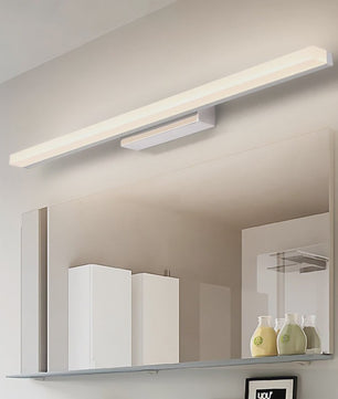 Moderne LED Spiegelverlichting Wandlamp - RVS Zwart/Zilver