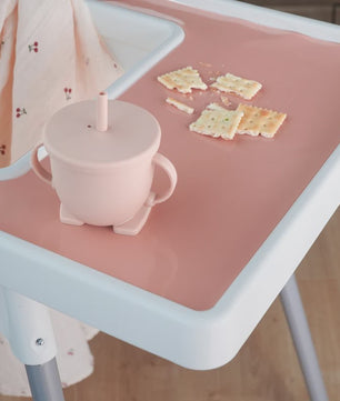 Zachte Siliconen Placemat voor Kinderstoel - Waterdicht & Makkelijk Schoon te Maken