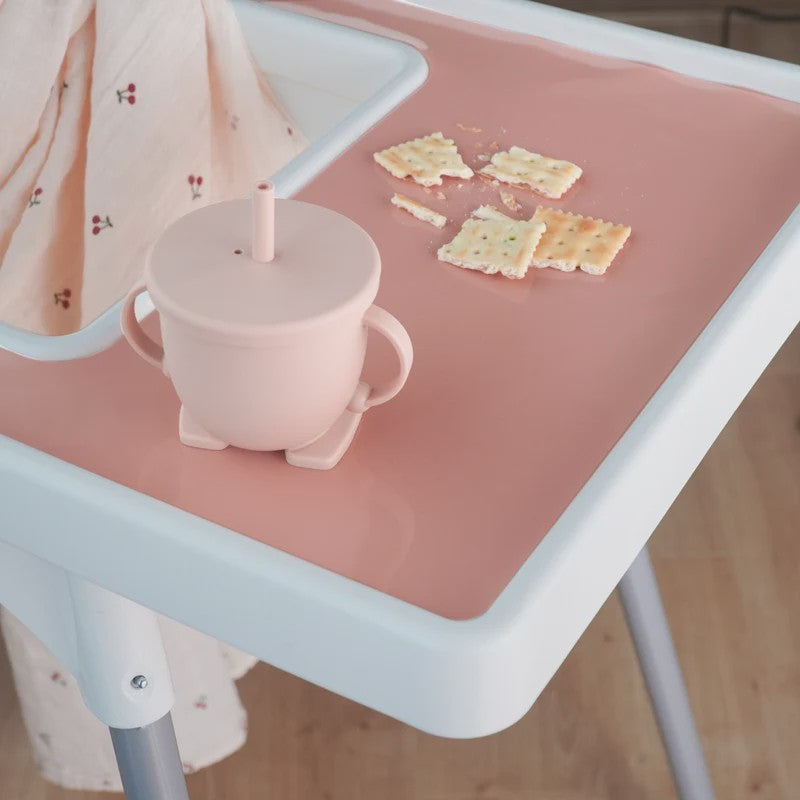 Zachte Siliconen Placemat voor Kinderstoel - Waterdicht & Makkelijk Schoon te Maken