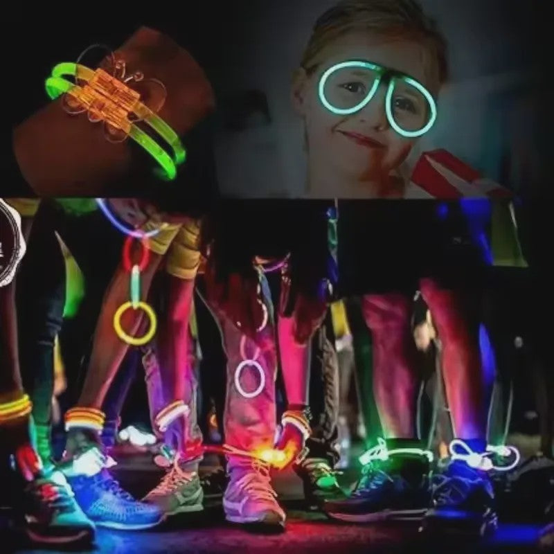 Glowsticks Multicolor 50/100 Stuks - Feestverlichting & Armbanden