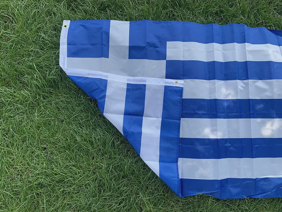 Griekse Vlag 3x5ft - Polyester Nationale Vlag van Griekenland