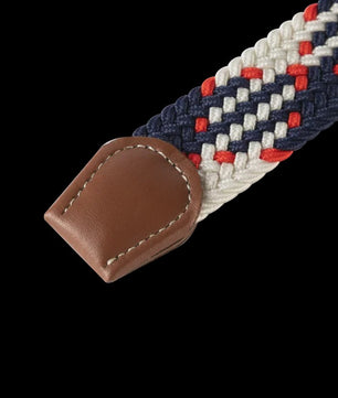 Unisex Gevlochten Elastische Riem met Pin Gesp - 107-130cm