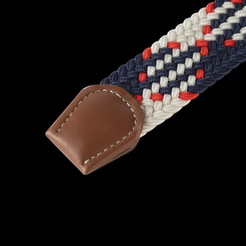 Unisex Gevlochten Elastische Riem met Pin Gesp - 107-130cm