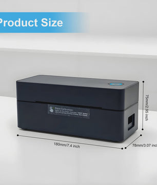 Draagbare Thermische Labelprinter - Geen Inkt Nodig, Bluetooth & USB, Hoge Snelheid voor Kleine Bedrijven