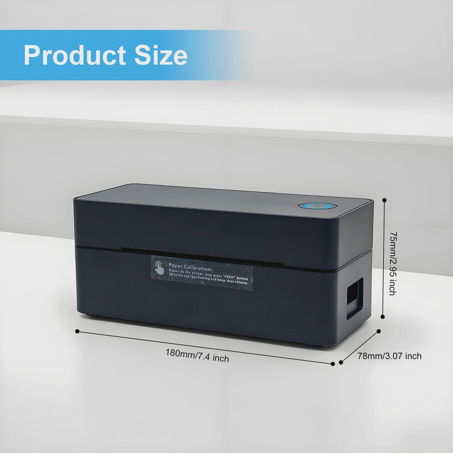 Draagbare Thermische Labelprinter - Geen Inkt Nodig, Bluetooth & USB, Hoge Snelheid voor Kleine Bedrijven
