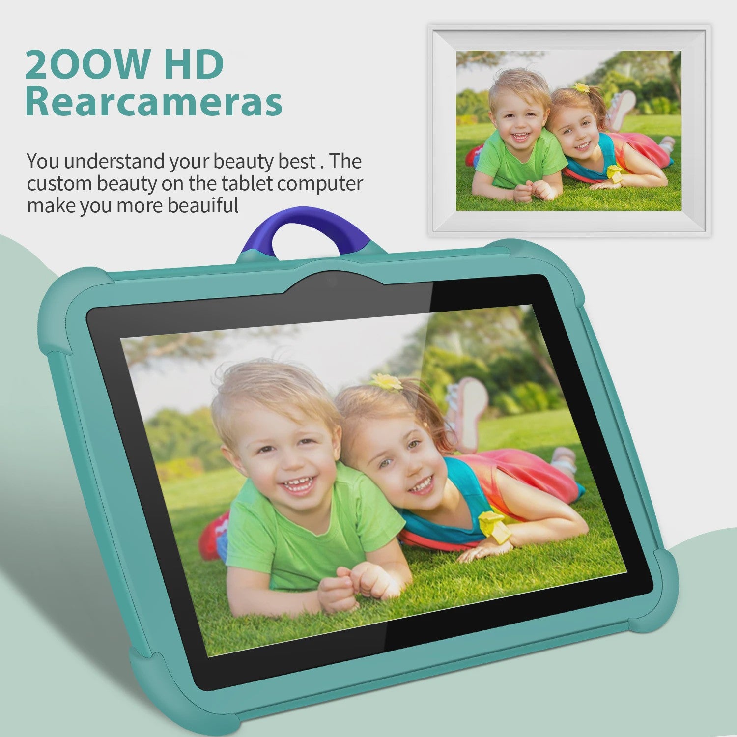 7 Inch Kinder Tablet PC - Android 13, 4GB RAM, 64GB ROM, Educatief & Leerzaam