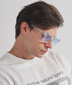 Luxe Retro Zonnebril Dames Heren - Vierkant Rechthoekig Design, UV400 Bescherming