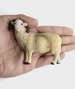 Realistisch Sierfiguur Schaap of Geit - Boerderijdier Model voor Miniatuur Tuin & Huisdecoratie