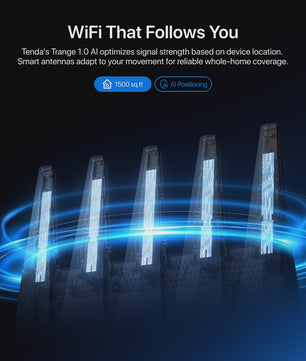 Tenda BE12 Pro WiFi 7 Router: BE7200 Snelheid, Dual 2.5G Poorten & Mesh