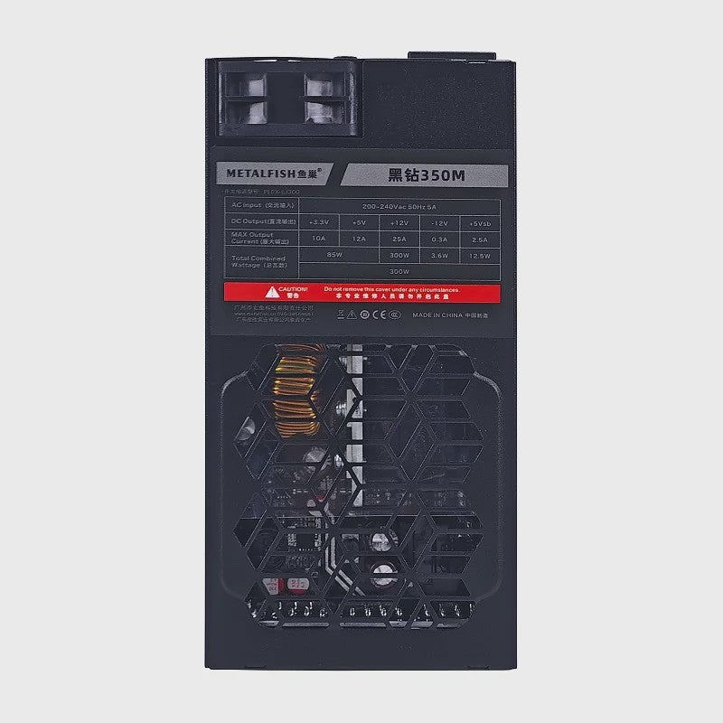 METAFISH Flex 300W Full Modular Flex-ATX Voeding voor Mini PC & NAS