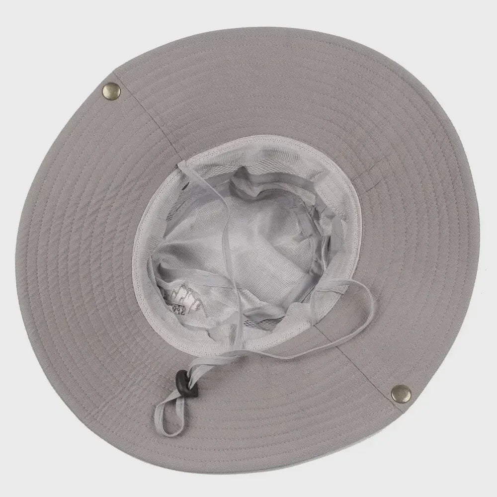 Herfst/Winter Heren Bucket Hat - UV Bescherming, Mesh Panterhoed voor Buitenactiviteiten