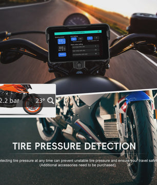 5" Motorfiets Navigatie Display met Draadloze CarPlay & Android Auto