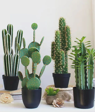 Kunstcactus Plant 38-43CM - Decoratieve Nep Succulent voor Huis, Hotel & Tuin